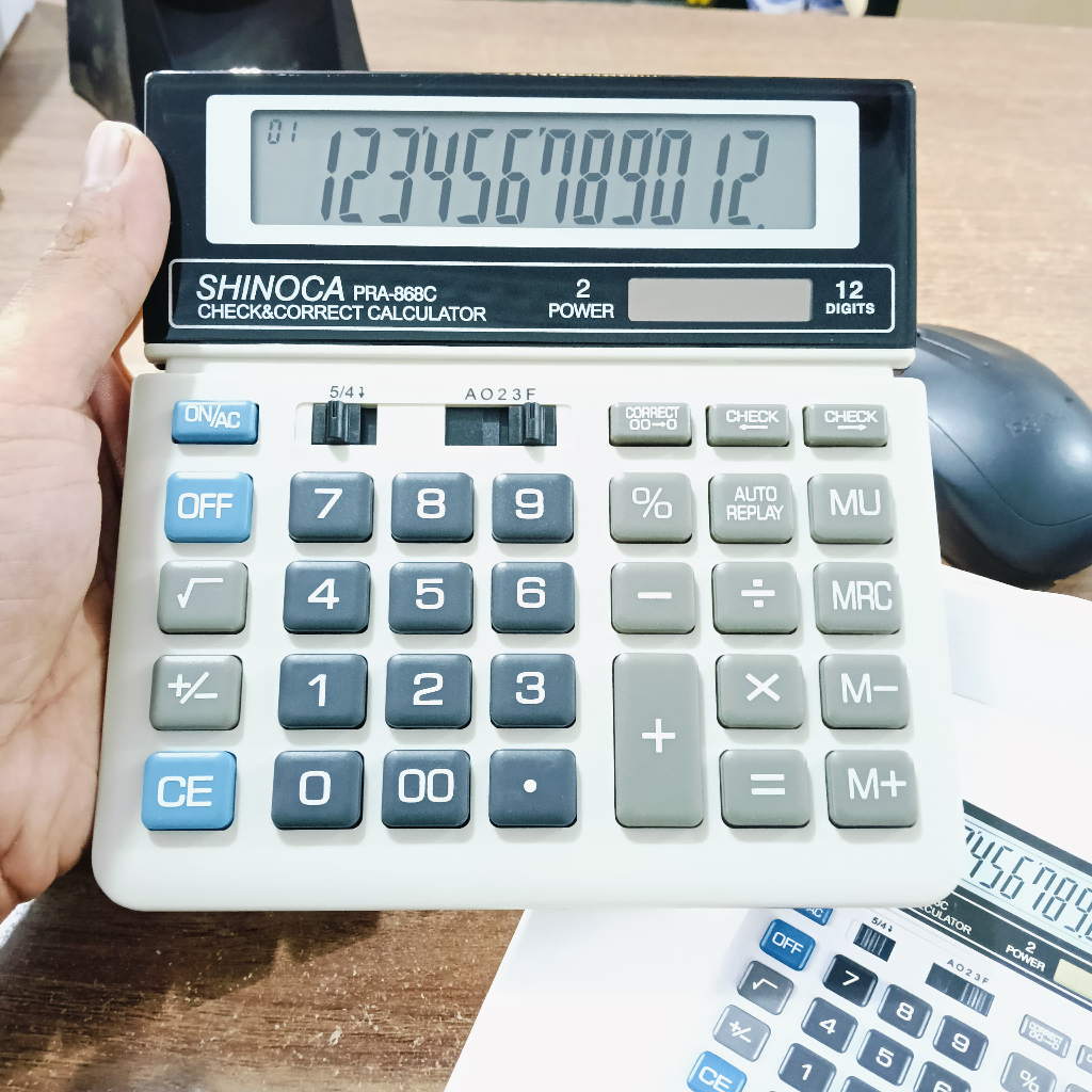 

KALKULATOR SHINOCA CALCULATOR PRA-868C 12 DIGIT BESAR