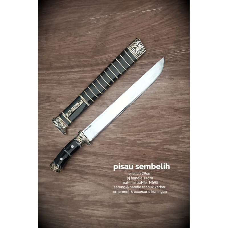 PREMIUM BOHLER N695 golok sembelih FULL TANDUK 313MSZ