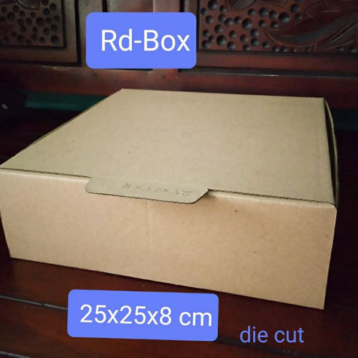 

CUCIGUDANG kardus murahkarton packagingbox pizza ukuran 25x25x8 cm model kardus pizzabox hampersaksesories