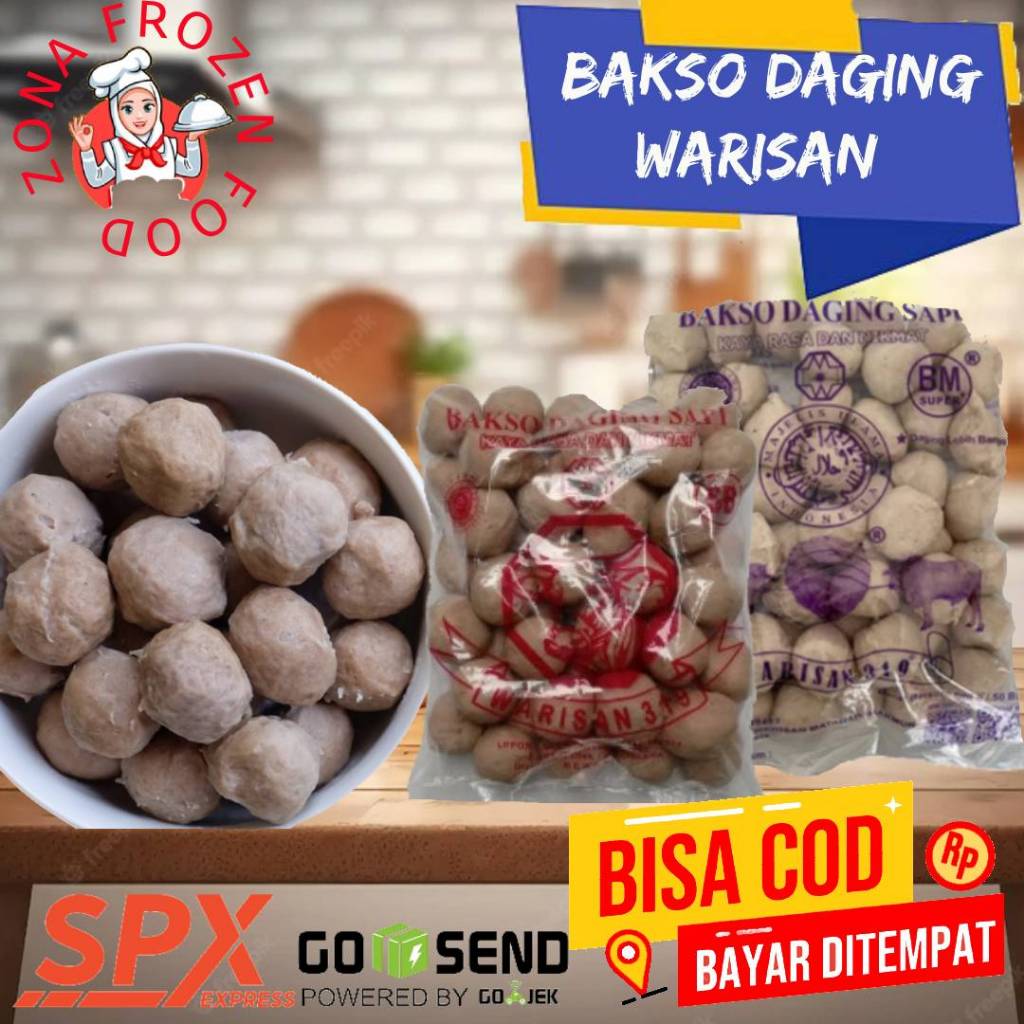 

BAKSO DAGING SAPI WARISAN PER ISI 10 PCS