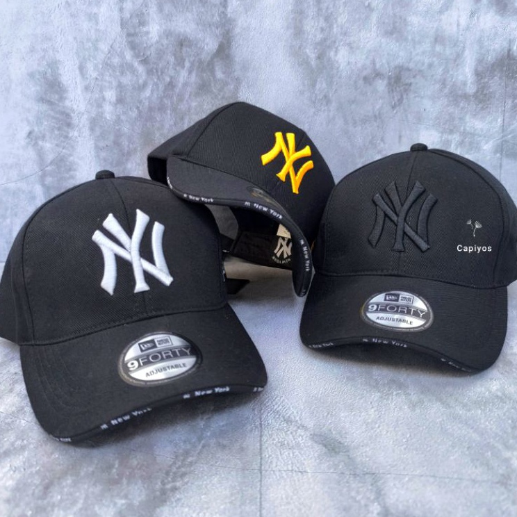 Hadir Hebat  TOPI BASEBALL DISTRO LOGO NY  TOPI BASEBALL PRIA WANITA HITAM LOGO LA  TOPI LOGO BULLS 