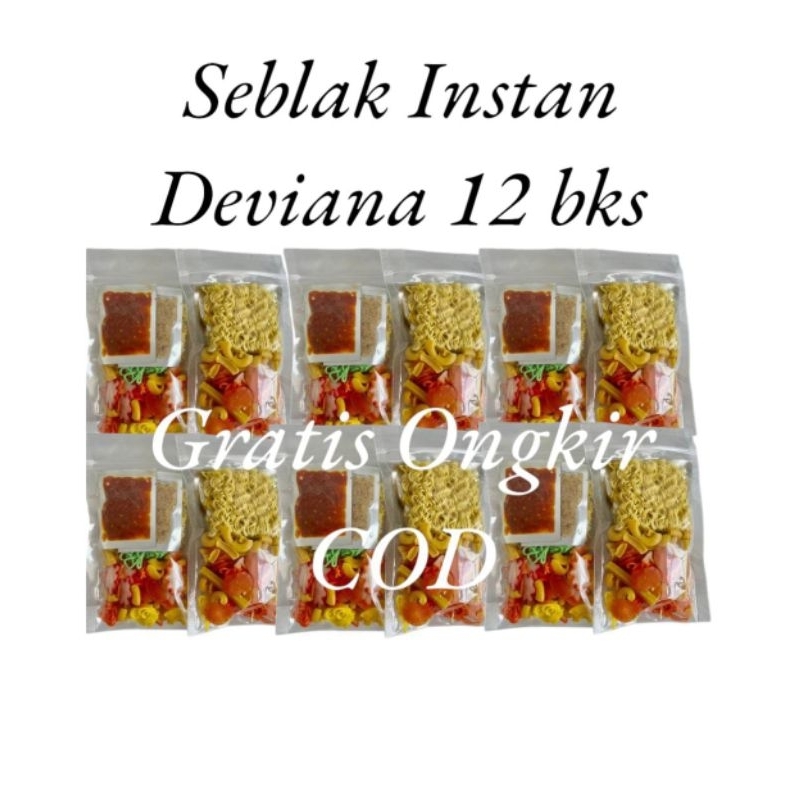 

Seblak Instan Deviana 12 Bks Mie Pedas Jajanan Seblak