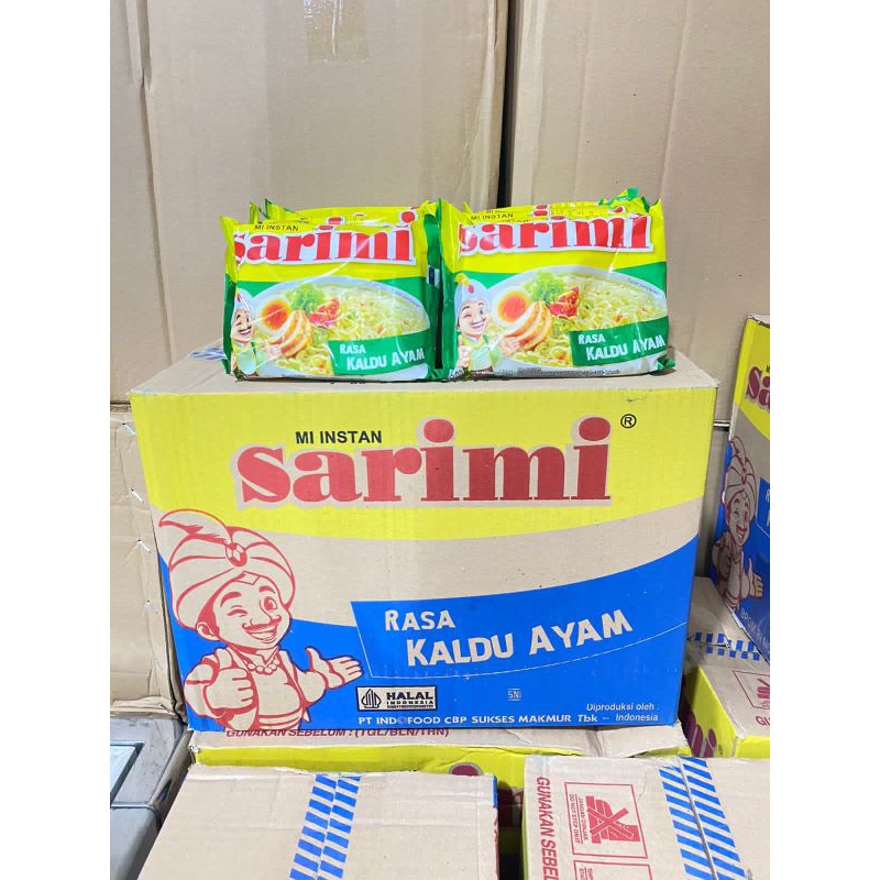 

Mie Instan Sarimi kuah kaldu ayam 1 dus isi 40/pcs