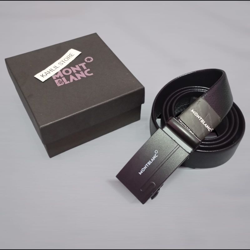 Ikat Pinggang Pria Kulit Pu Ikat Pinggang Pria Otomatis Ikat pinggang Pria Free Box