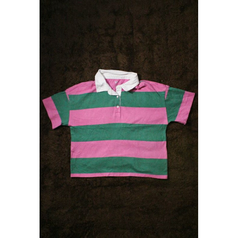 Kaos polo crop oversize remaja/dewasa brand GAP Kids