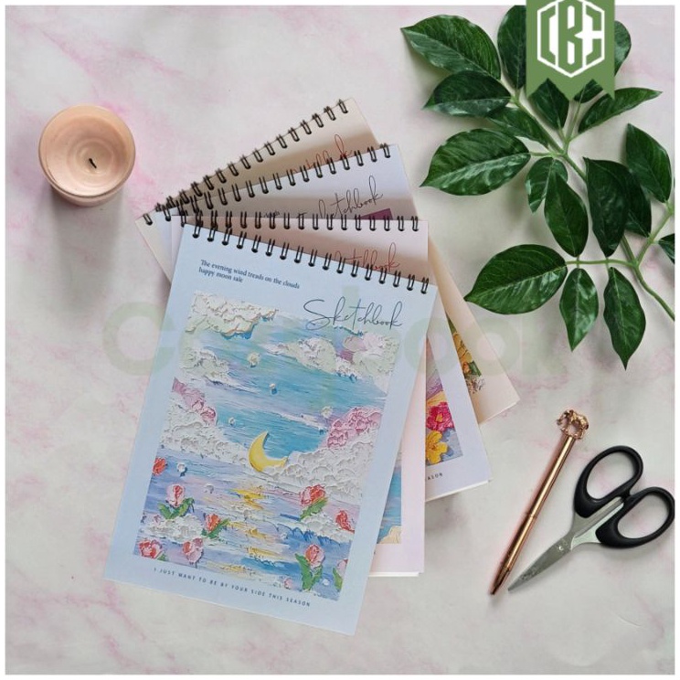 

Flash Shipment Sketchbook A5 45 Lembar 9 Halaman Buku Gambar A5 Buku Sketsa Vertikal Jilid Spiral