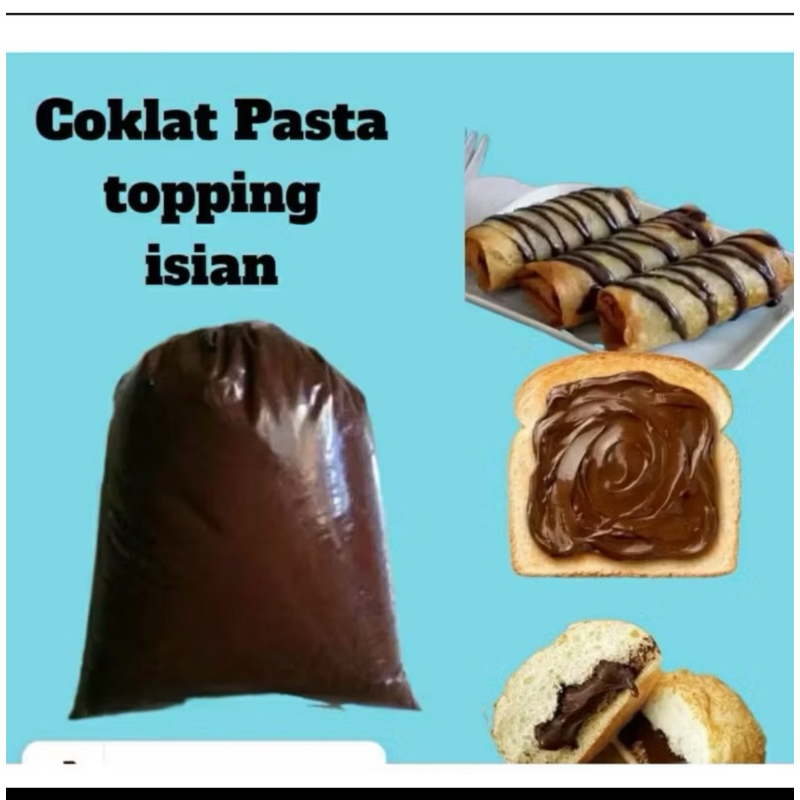 

Coklat pasta toping isian 500 gr