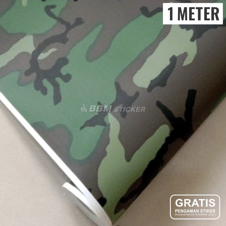 Sticker Loreng / Doreng Skotlet Vinyl per 1 meter