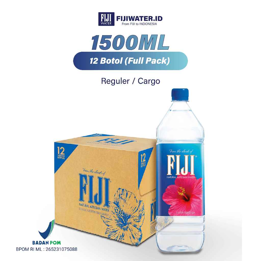 

[REG/CARGO] AIR FIJI WATER NATURAL ARTESIAN 1.5 L (12 BOTTLES)
