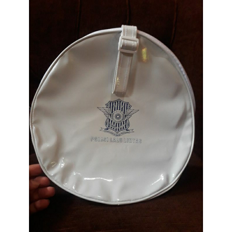 Tas Pet POLRI Bahan Mengkilap