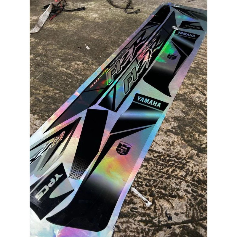 STRIPING FIZR VARIASI MALAYSIA FIZ R OREN ORANYE MERAH HITAM