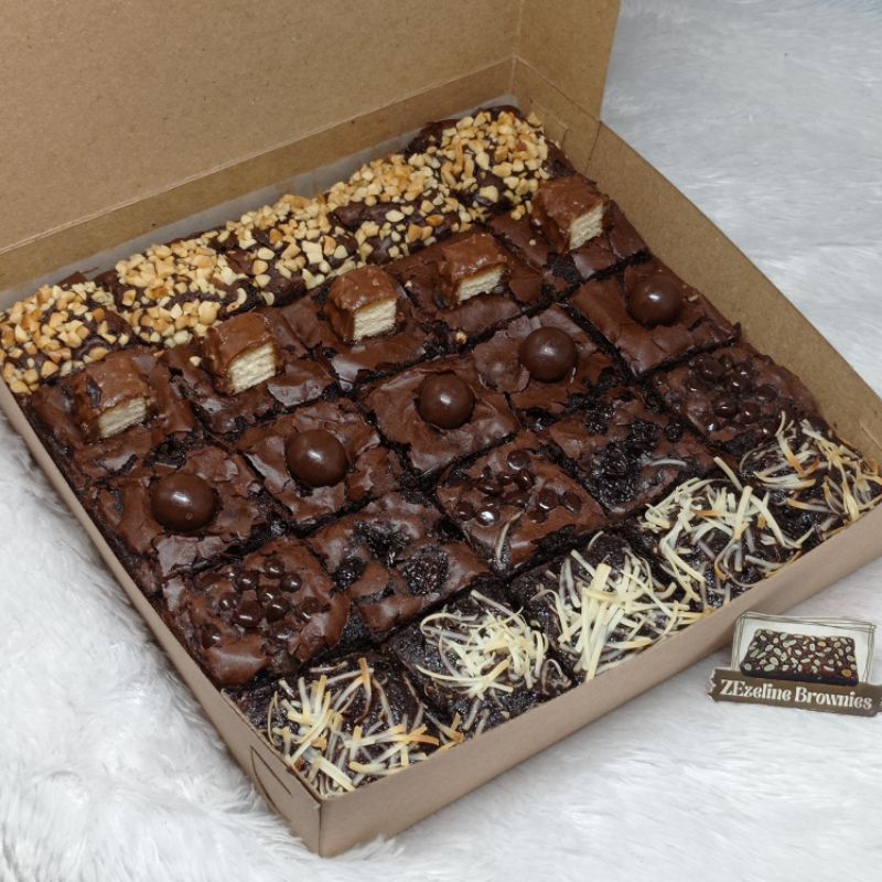 

Brownies Fudgy sekat isi 25 slice