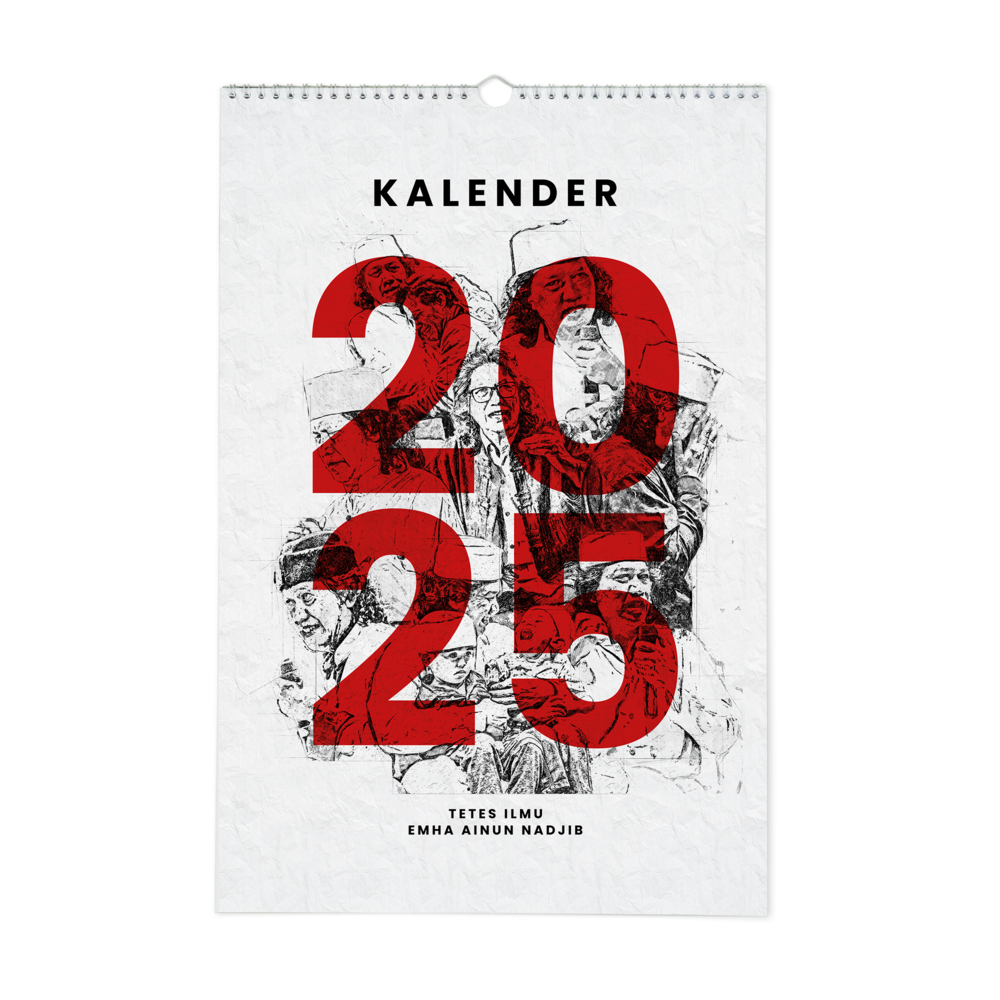 

Kalender Dinding 2025 Eksklusif Edition "TETES ILMU EMHA AINUN NADJIB