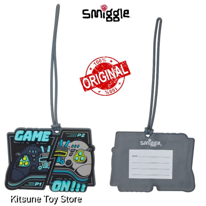 Smiggle Name Bag Tag Epic Game On Original - Label Nama Tas Ransel Sekolah Anak TK SD SMP