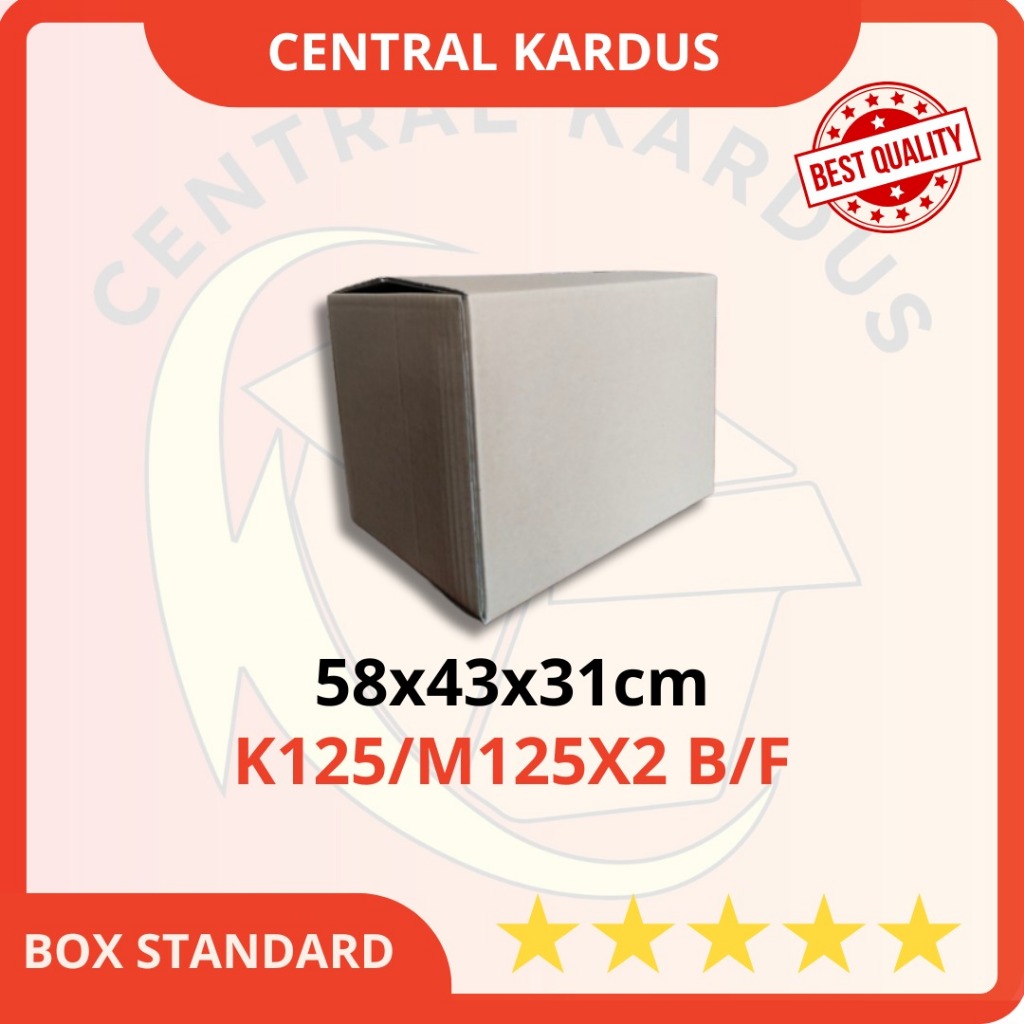 

(ISI 10PCS) Kardus Polos Besar Pindahan Kardus Tebal Kardus Jumbo Besar Kardus Paking Packaging 58x43x31cm SINGLE WALL