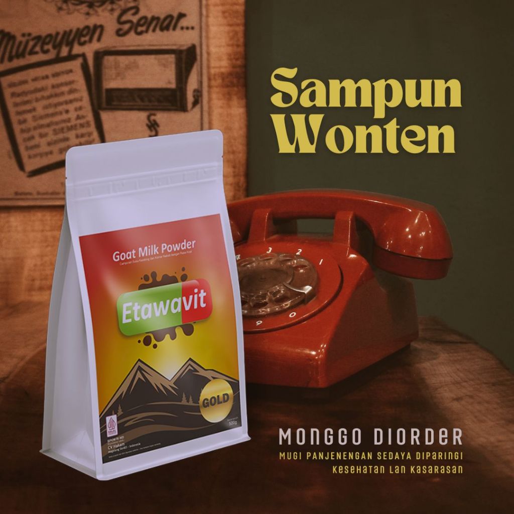 

Susu ETAWAVIT Rasa Kopi Kemasan 500 gr BPOM Sinergi Susu dan Kopi