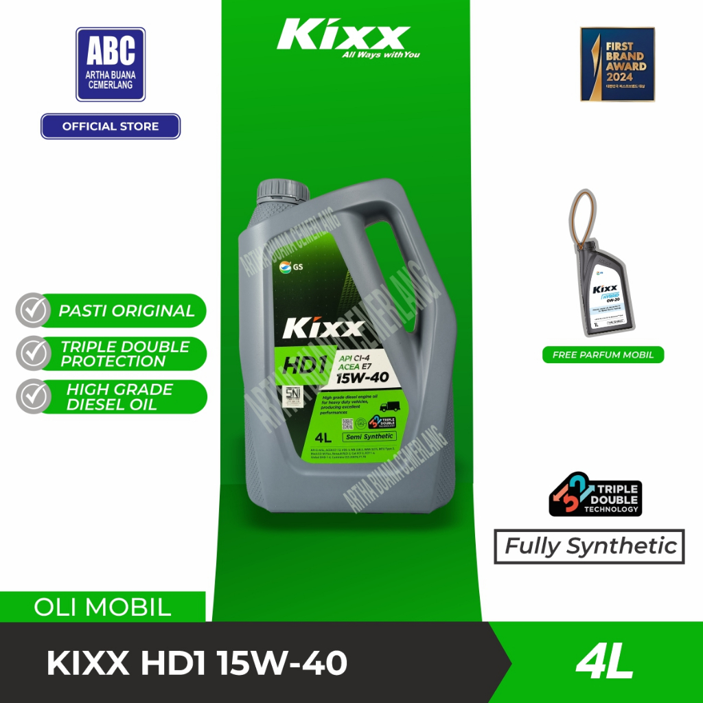 KIXX HD1 15W-40 OLI MOBIL 4L
