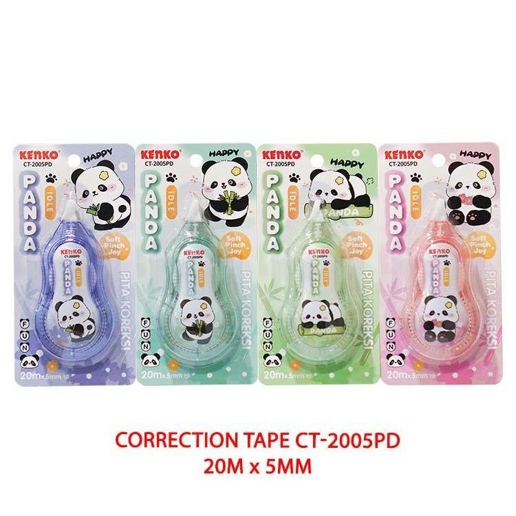 

CORRECTION TAPE KENKO CT-2005PD / 20 M CT2005PD TIPEX PITA KOREKSI BENTUK PANDA WARNA PASTEL SIMPLE MINIMALIS TIP-EX PENGHAPUS PENA ROLL KERTAS ALAT TULIS SEKOLAH ATK KANTOR KULIAH KAMPUS STATIONERY KULAKAN MURAH LENGKAP / M21 STATIONERY JOGJA