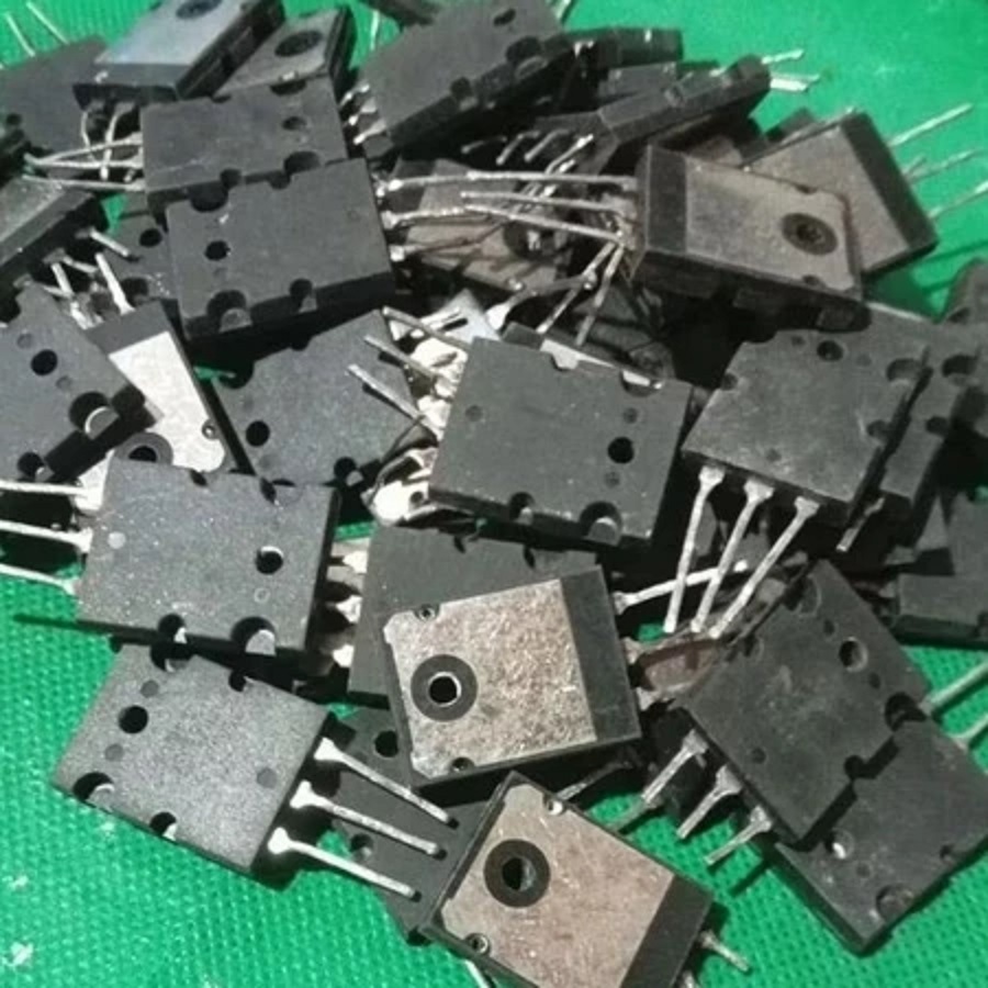 GS - TRANSISTOR BEKAS POWER AMPLIFIER C5200 + A1943 CLASS H IMPORT ORIGINAL KRISTAL CHIP BESAR