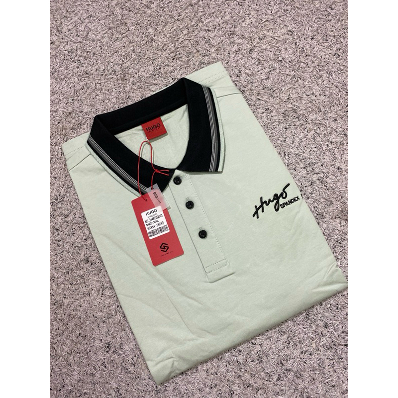 Kaos Hugo krah Jumbo bahan spandek tebal premium