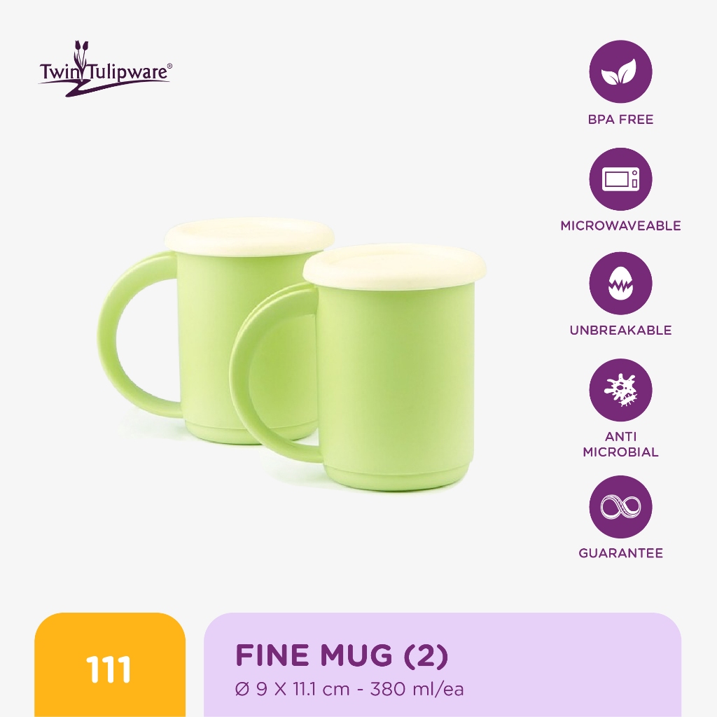 Twin Tulipware Fine Mug (2)