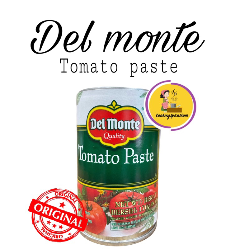 

Del Monte Tomato Paste 170gr / Pasta Tomat