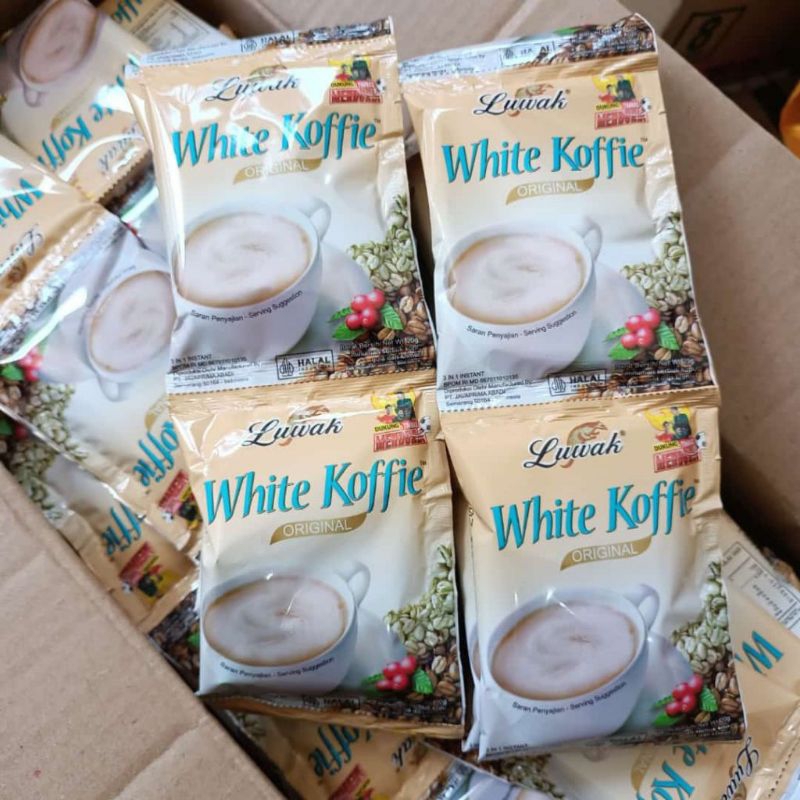 

DIBACA - ISI 8 SACHET KOPI LUWAK WHITE COFFEE / Kopi INSTAN( BUKAN 10 SACHET)
