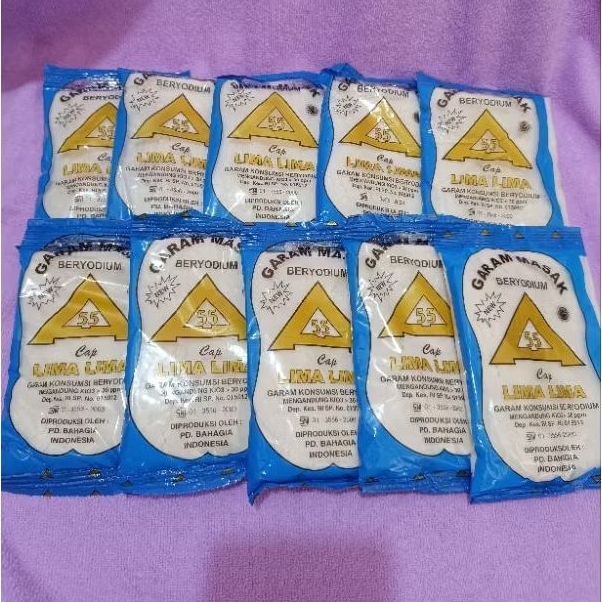 

10 pcs garam masak beryodium garam halus ±100 gr