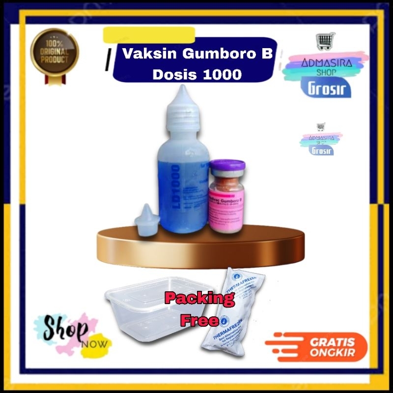Vaksin Ayam Medivac GUMBORO B Dosis 1000 Ekor Untuk Ayam Umur 7-40 hari Anti Gumboro IBD