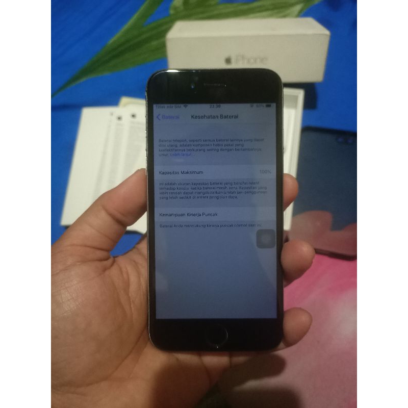 iPhone 6 64gb resmi iBox fulldus (second)