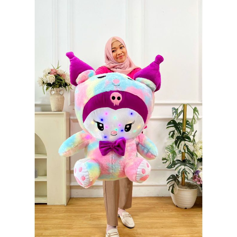 Boneka KUROMI JUMBO LED / Boneka kuromi lampu