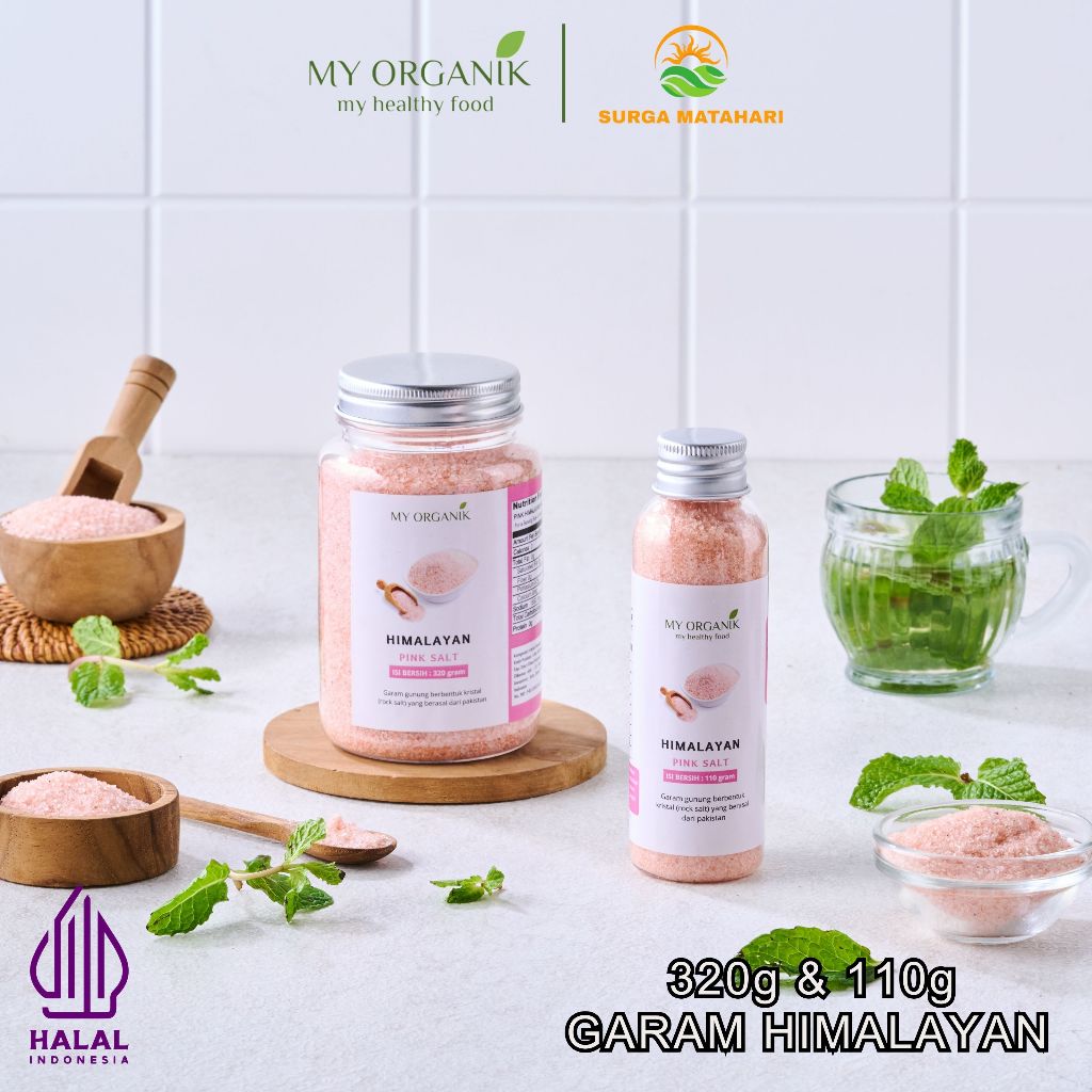 My Organik Garam Himalaya Original Asli Organik Himalayan Pink Salt Premium Best Quality