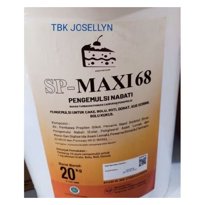 

BAKERLINE SP MAXI 68 BAHAN KUE PENGEMBANG KUE BAKERLINE SP MAXI 68/SP MAXI 68/SP MAXI 38 20 KG CAKE/BOLU/ROTI/DONUT/KUE KERING/BOLU KUKUS