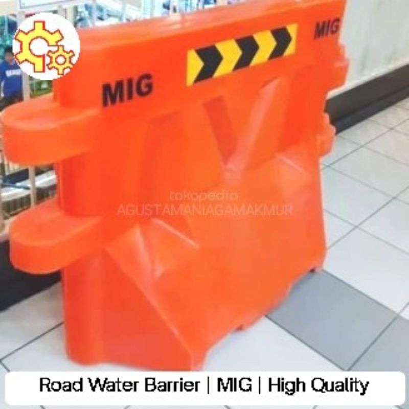 

(Agnima Safety) Road Barrier Water Barrier Pembatas Jalan MIG Harga Murah‼️