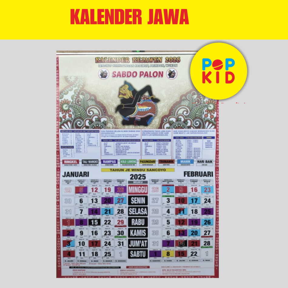 

PROMO KALENDER SABDO PALON TERBARU - KALENDER JAWA PRIMBON TERLARIS