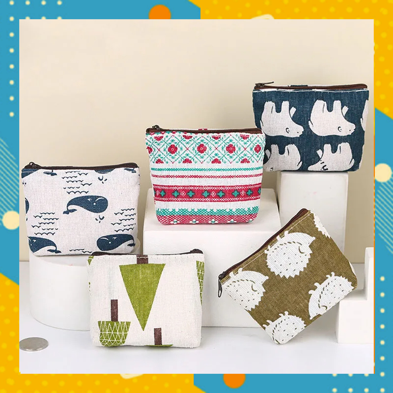 Dompet KOIN KARAKTER Kunci Pouch Mini Dompet Kosmetik Resleting DK1026B5