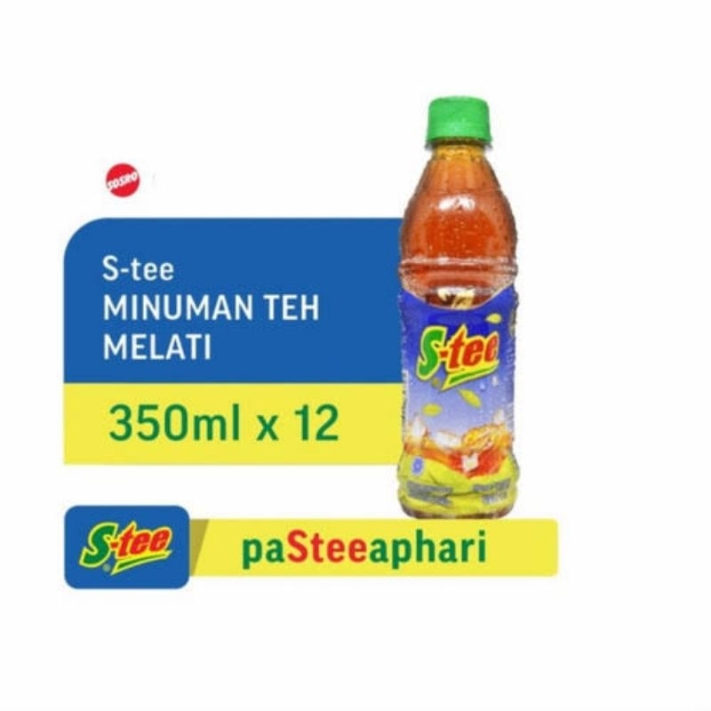 

S-tee Stee Minuman Teh botol Jumbo 390ml isi 12btl (KARTON)