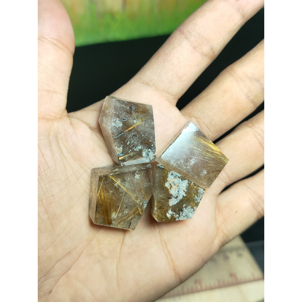 Natural Rutilated Hair Quartz Freeform (9)