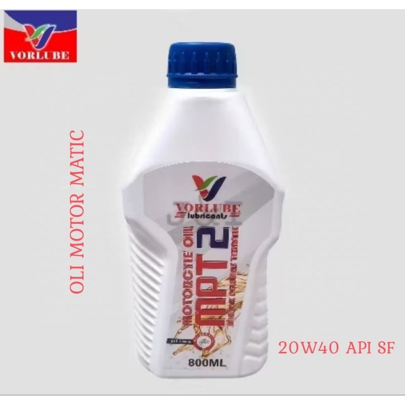 OLI MESIN MOTOR MATIC 4T VORLUBE MPT 2 /VORLUBE MATIC MPT 2 (800ML)