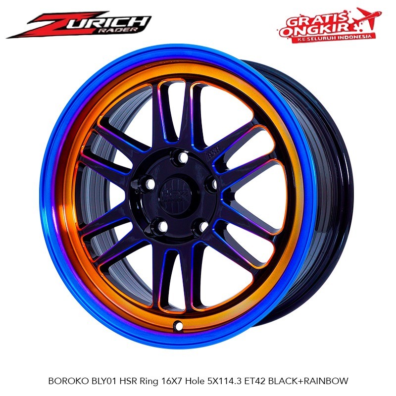 Velg Mobil Hsr Bly01 Ring 16 Untuk Ertiga Brv Xpander Innova R16 Pelek Celong Termurah Salatiga