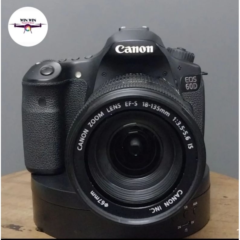 Kamera Camera DSLR Canon eos 60D lensa canon 18-135 mm is