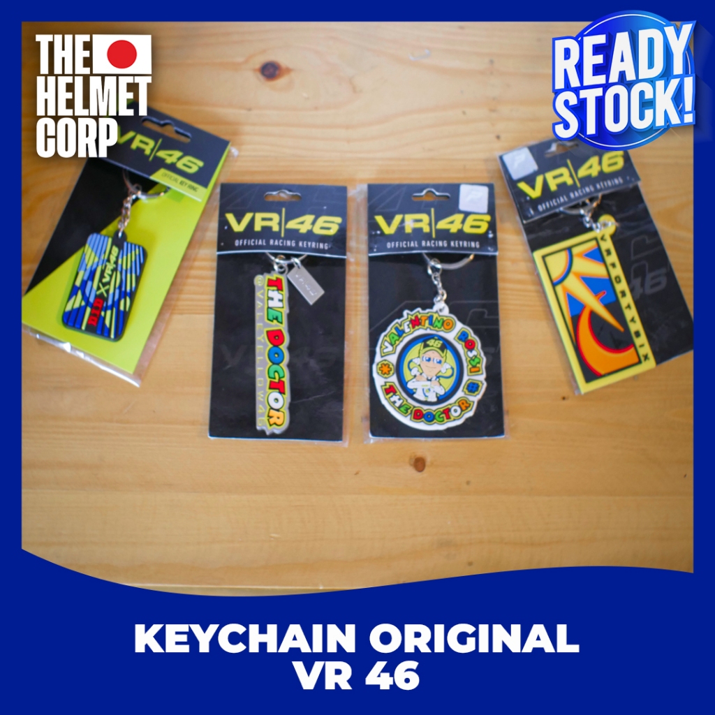 KEYCHAIN MOTORCYCLE ORIGINAL VR 46 GANTUNGAN KUNCI