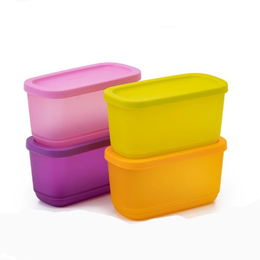 mini square Tupperware 250ml (1pcs) kotak makanan Petite fiesta