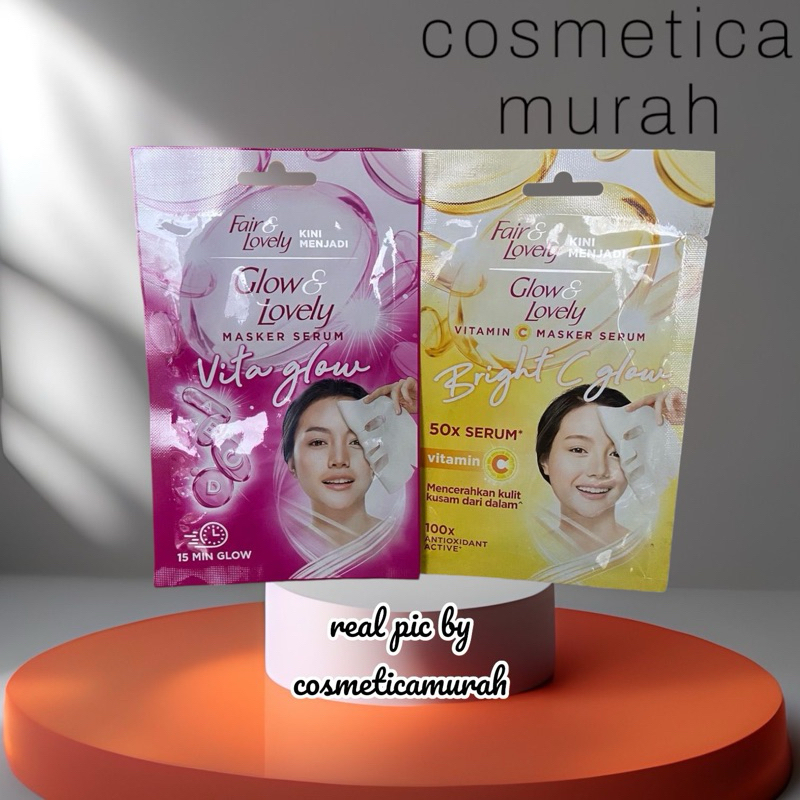 [ FAIR AND LOVELY GLOW AND LOVELY SHEET MASK ] MASKER WAJAH GLOW AND LOVELY | Fair and lovely sheet 