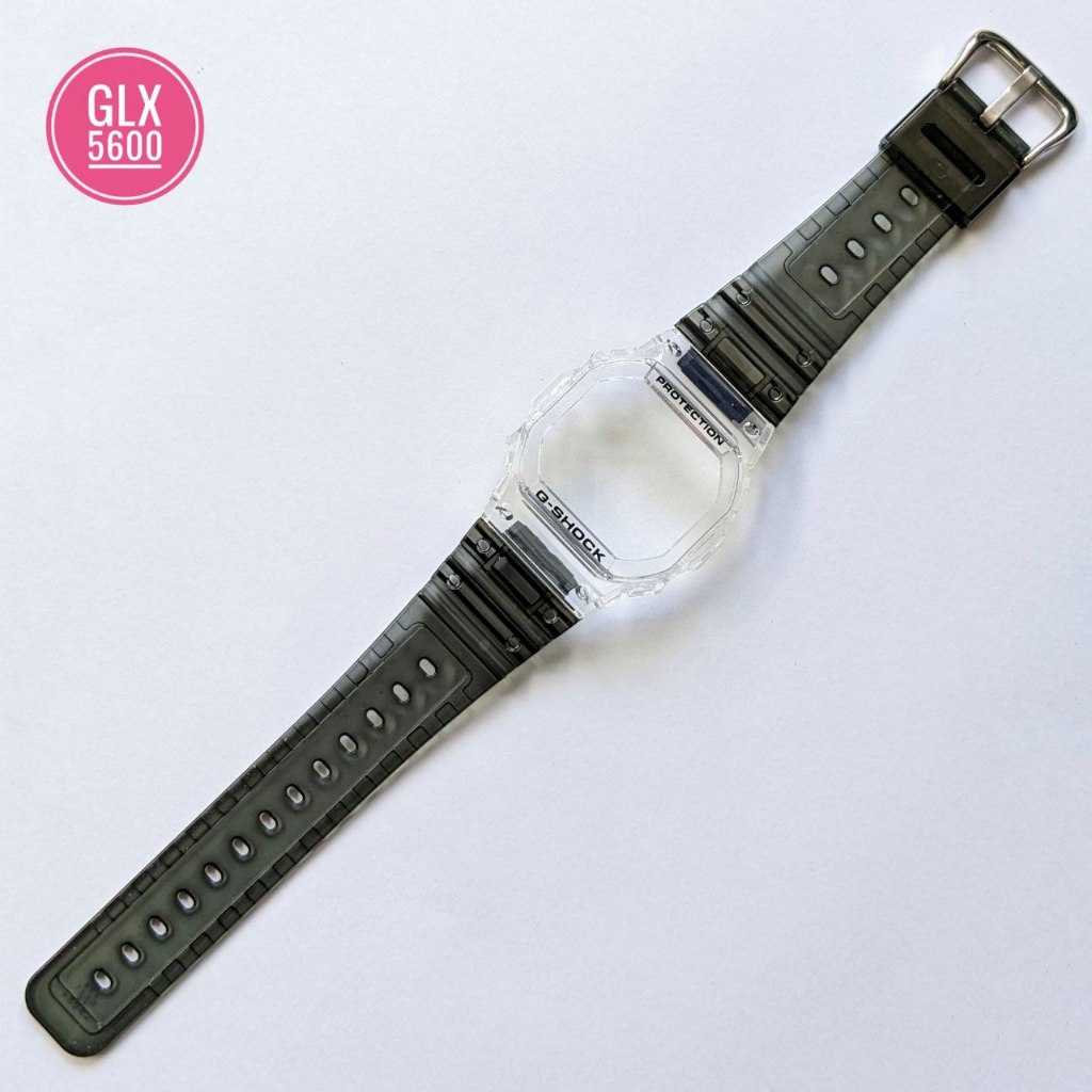 BNB BEZEL STRAP GSHOCK G SHOCK GWM 5600 GLX 5600 GLS 5600 G 5600 CLEAR BLACK SK SKELETON
