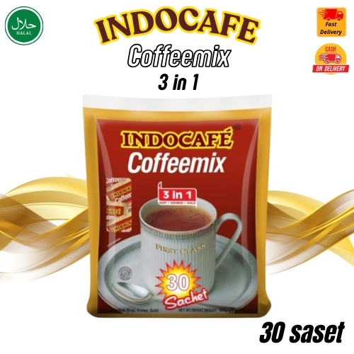 

Kopi Indocafe Coffeemix 3 in 1 30 Saset