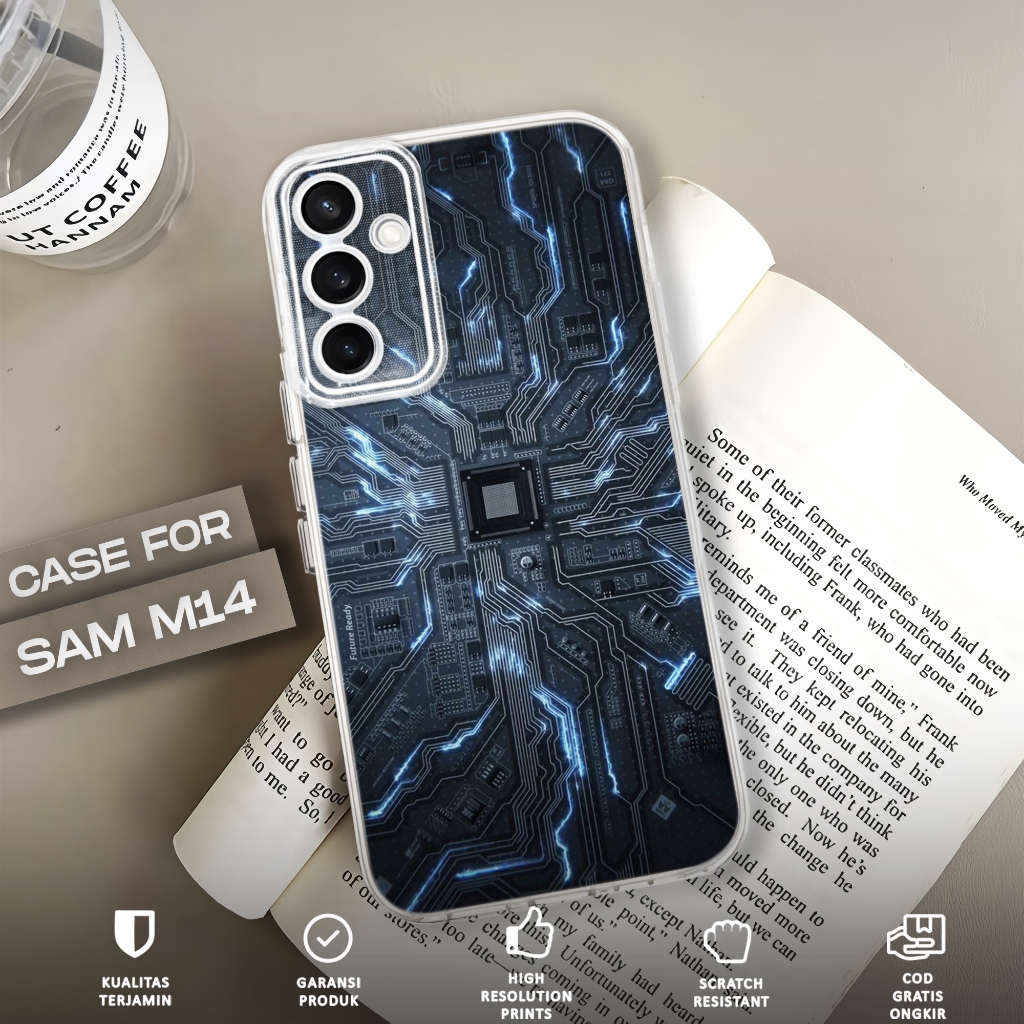 Case Samsung M14  -  CPU PEY  - Softcase Premium - Case Hp Samsung - Casing Hp - Case bening - Clear