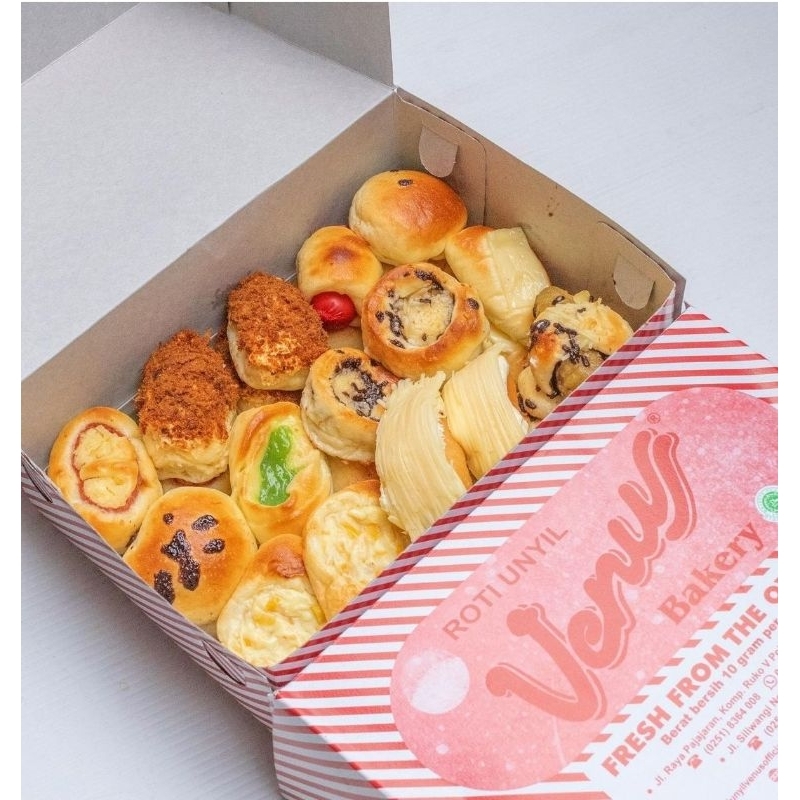 

Roti unyil Venus isi 50 (Pre Order 1 Hari)