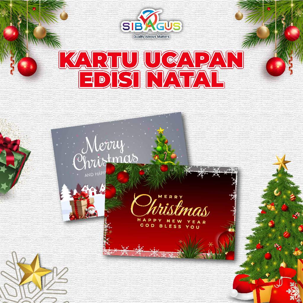 Kartu Ucapan Natal  |Christmas Greeting Card | Natal