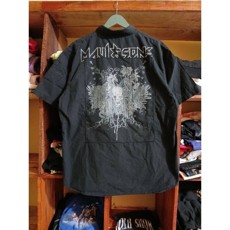 Kemeja Workshirt Maui And Sons - L Fit XL